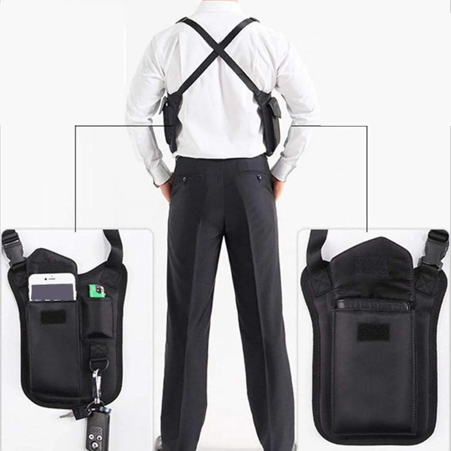🔒 Anti-Theft Hidden Underarm Strap Wallet Holster – Keep Your Valuables Safe & Secure! 🔒