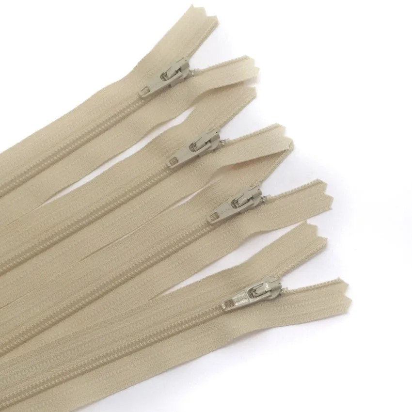 14" Zipper in Straw by Atkinson Designs