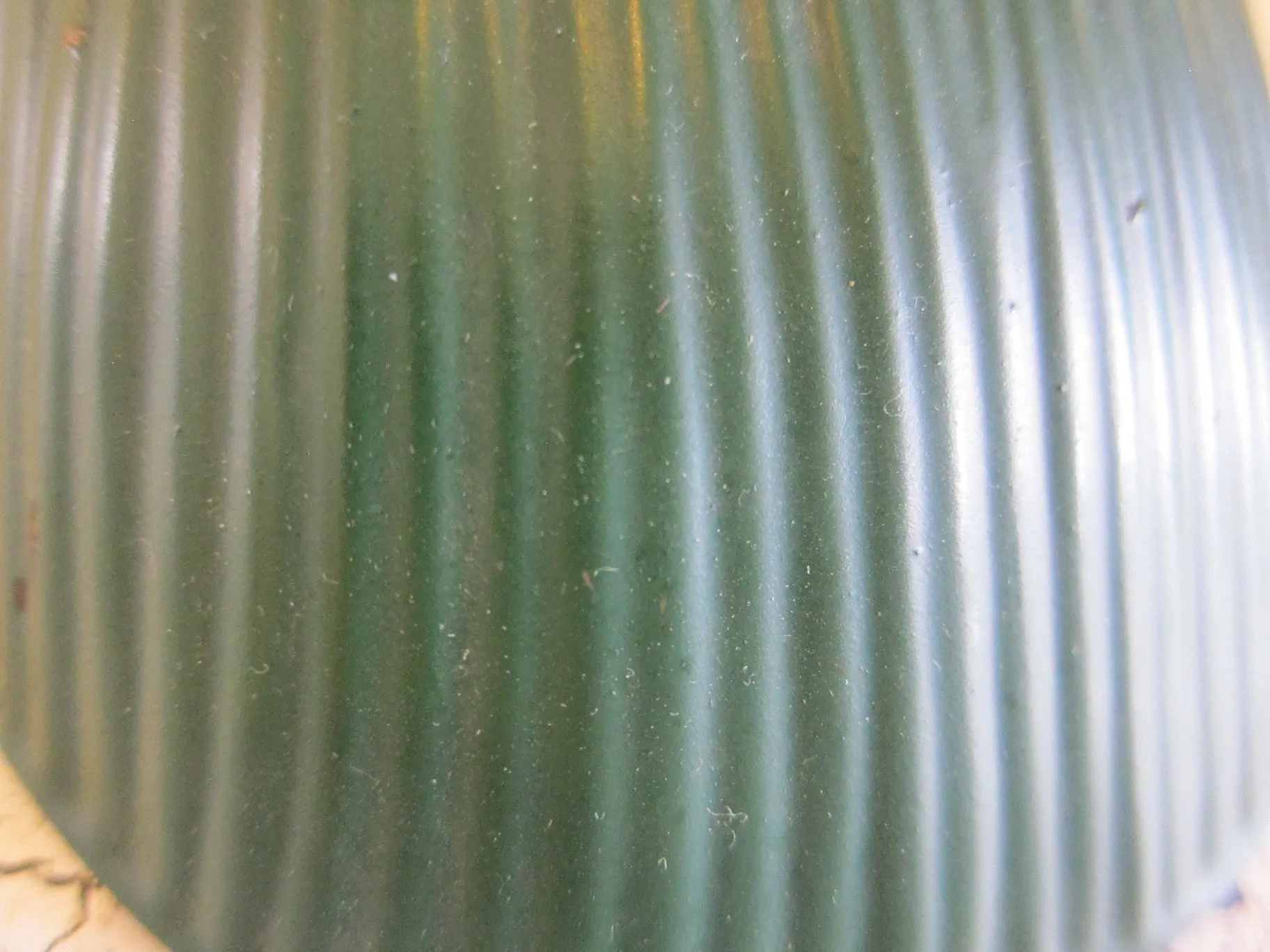 1920's Green Glass Lamp Shade - No 11 Hood junior