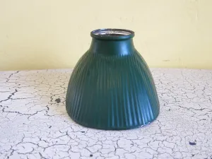 1920's Green Glass Lamp Shade - No 11 Hood junior