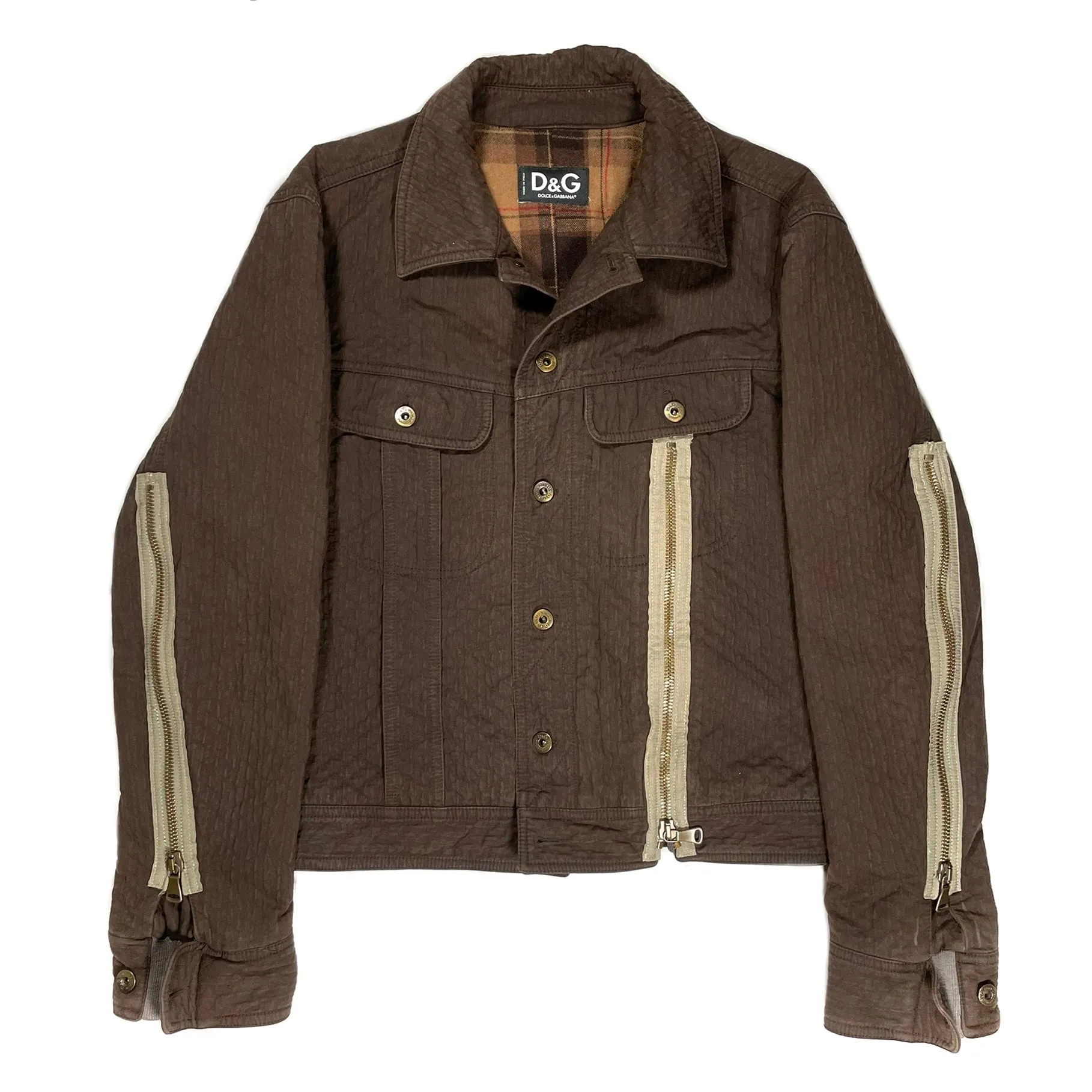 2000’s Dolce & Gabbana backzip cotton jacket