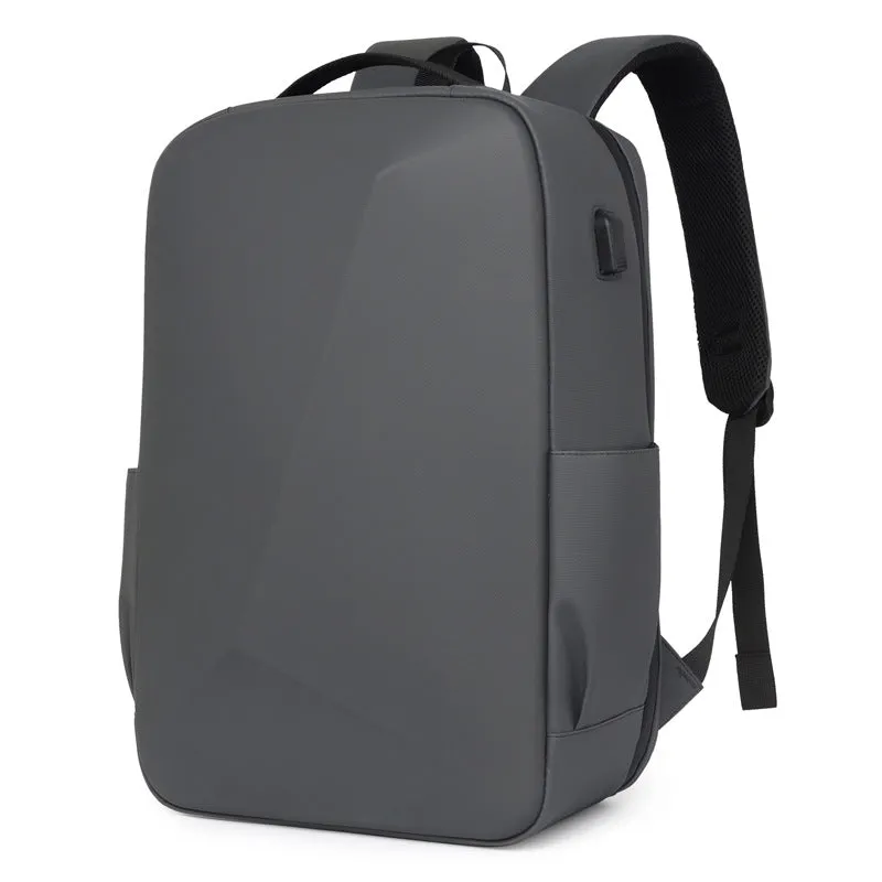 2025 explosion Hard shell backpack Business password lock Anti-theft computer bag Urban commuter backpack USB