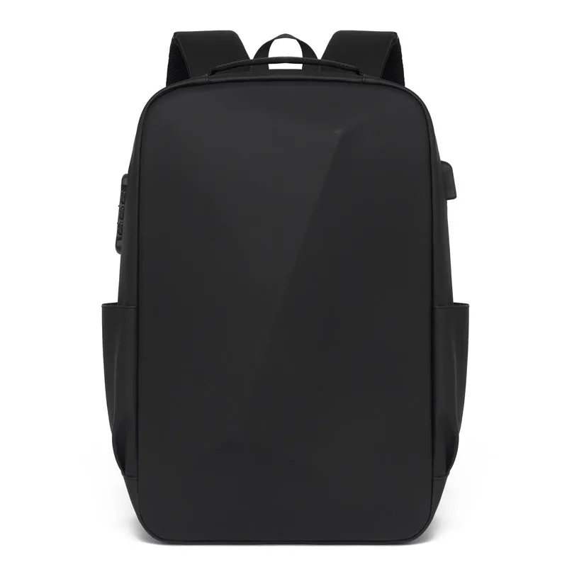 2025 explosion Hard shell backpack Business password lock Anti-theft computer bag Urban commuter backpack USB