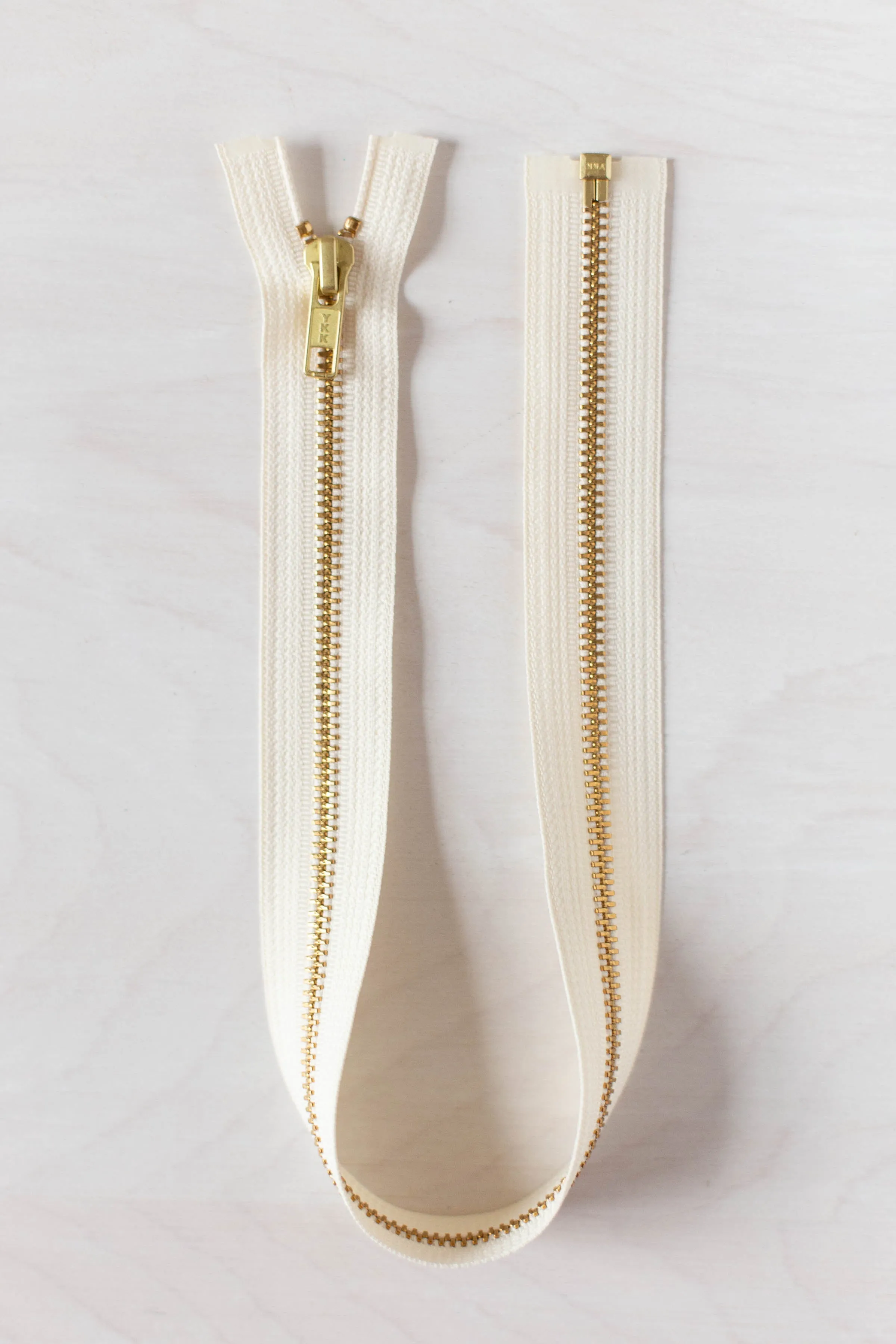 20" Metal Jacket Zipper