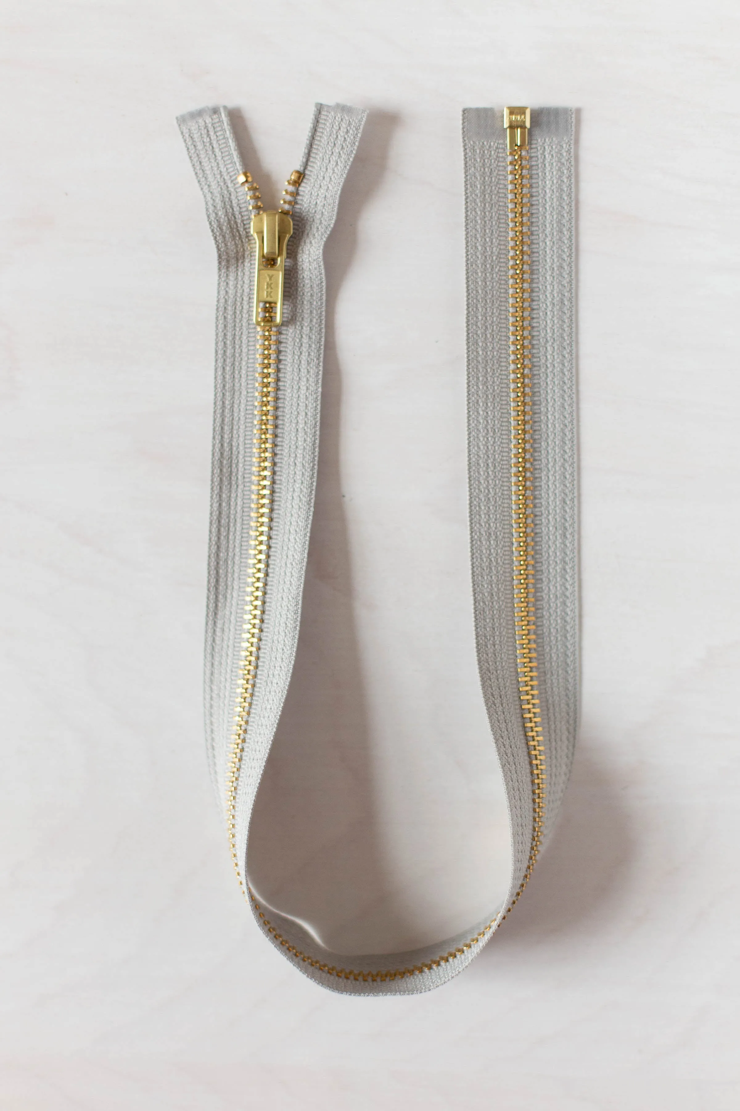 20" Metal Jacket Zipper