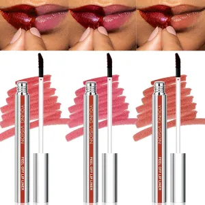 3-Pc Peel off Lip Liner Stain Set, Tattoo Peel off Lipliner, Matte Finish, Waterproof, Nude Matte Lip Contour for Women Makeup, Precise Lip Definition, Gift Set