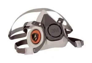 3M™ 6100 Half Mask Small (Light Grey)Lightweight elastomeric material  (82g)