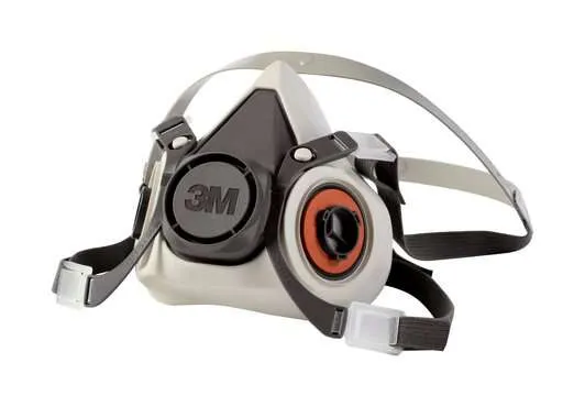 3M™ 6100 Half Mask Small (Light Grey)Lightweight elastomeric material  (82g)