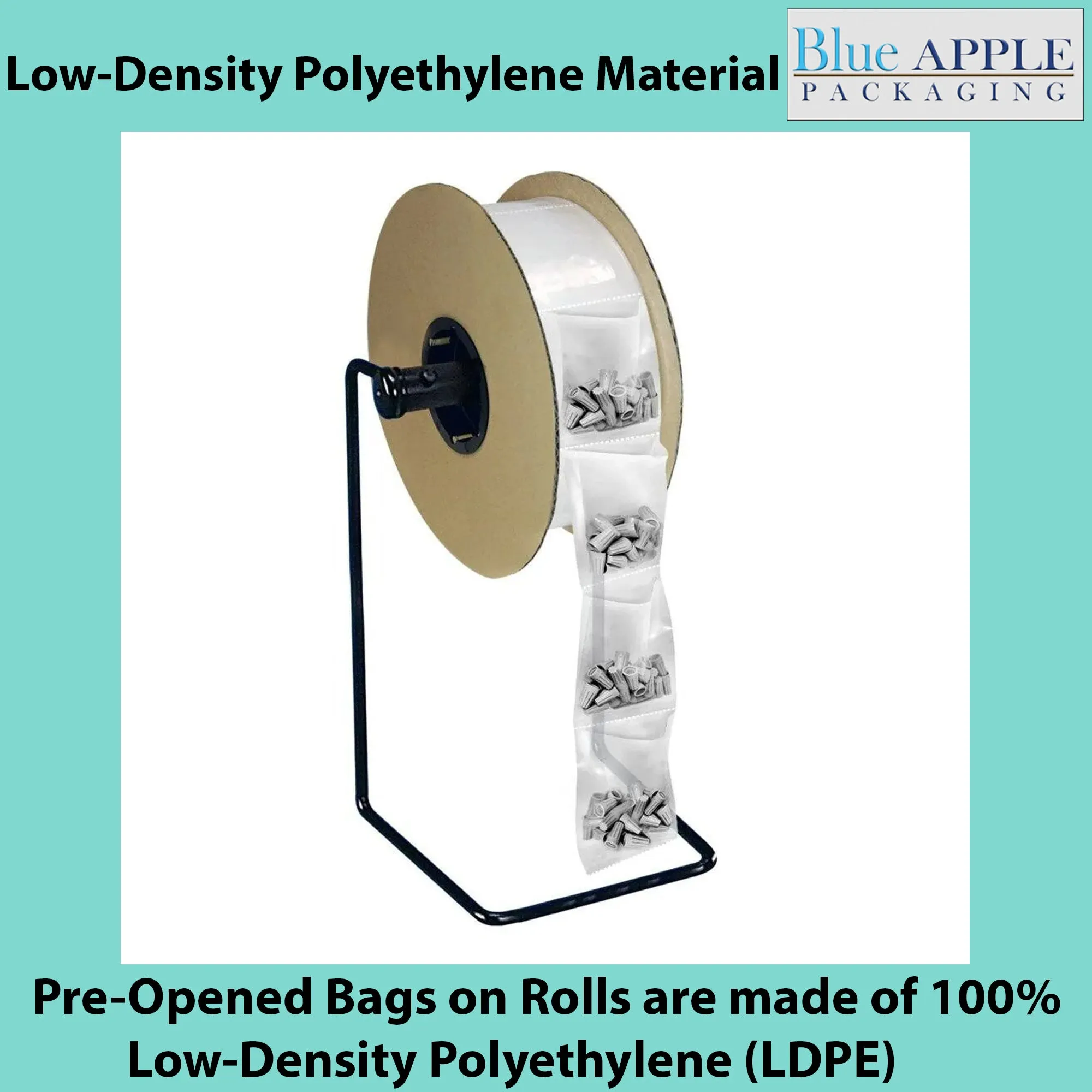 3X5 Inches Kwik-Fill® Pre-Opened Bags on Roll 1.4 Mil Auto Bag 3000/RL