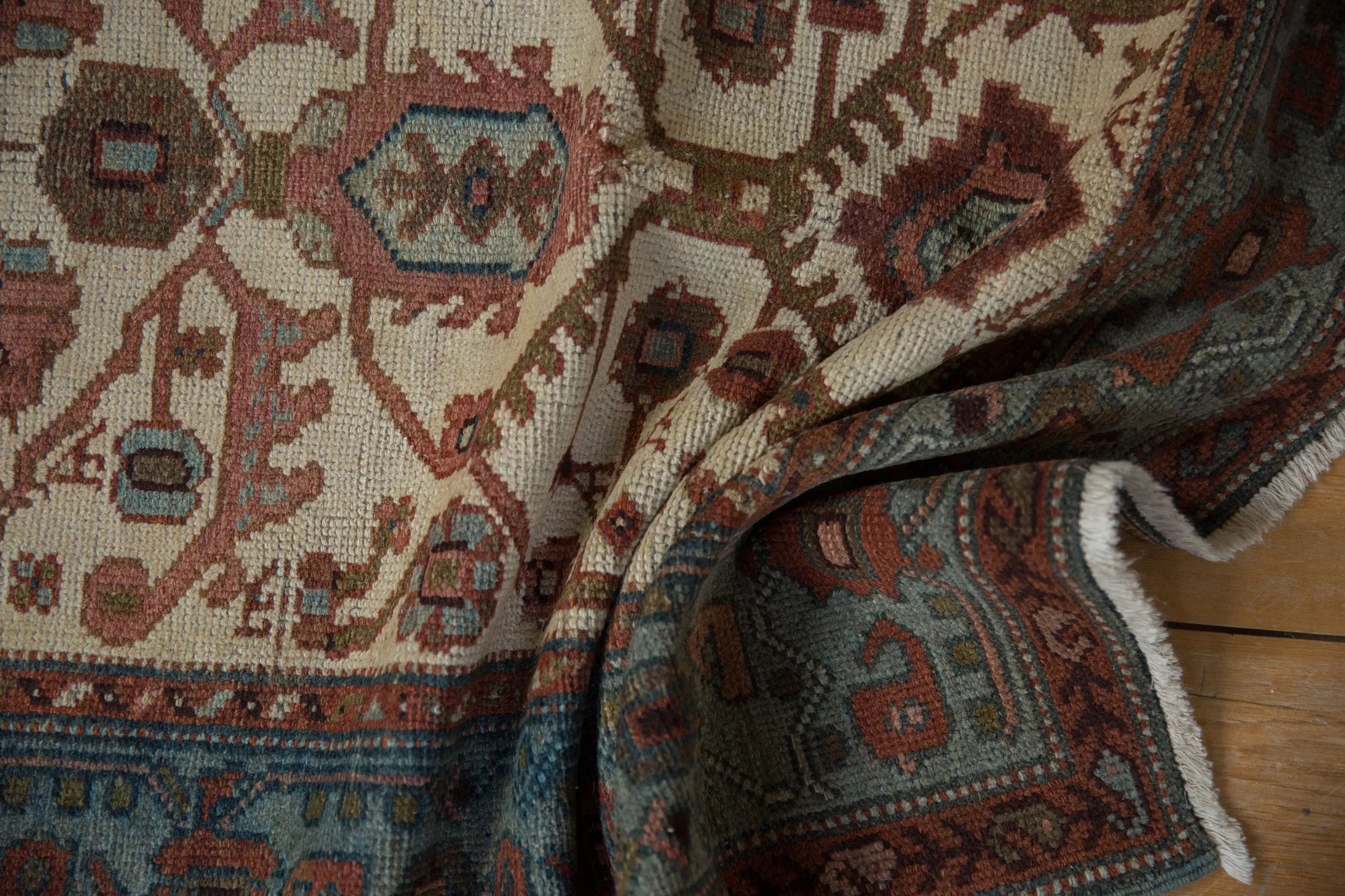 3x6 Vintage Distressed Hamadan Rug Runner