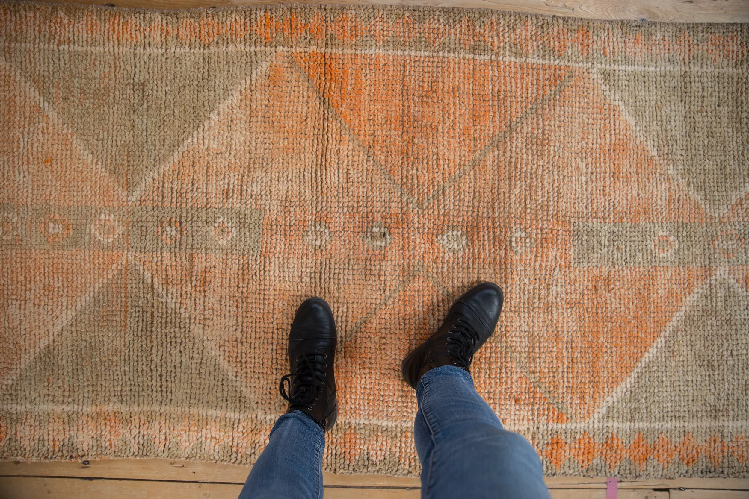 3x9.5 Vintage Distressed Kurd Rug Runner