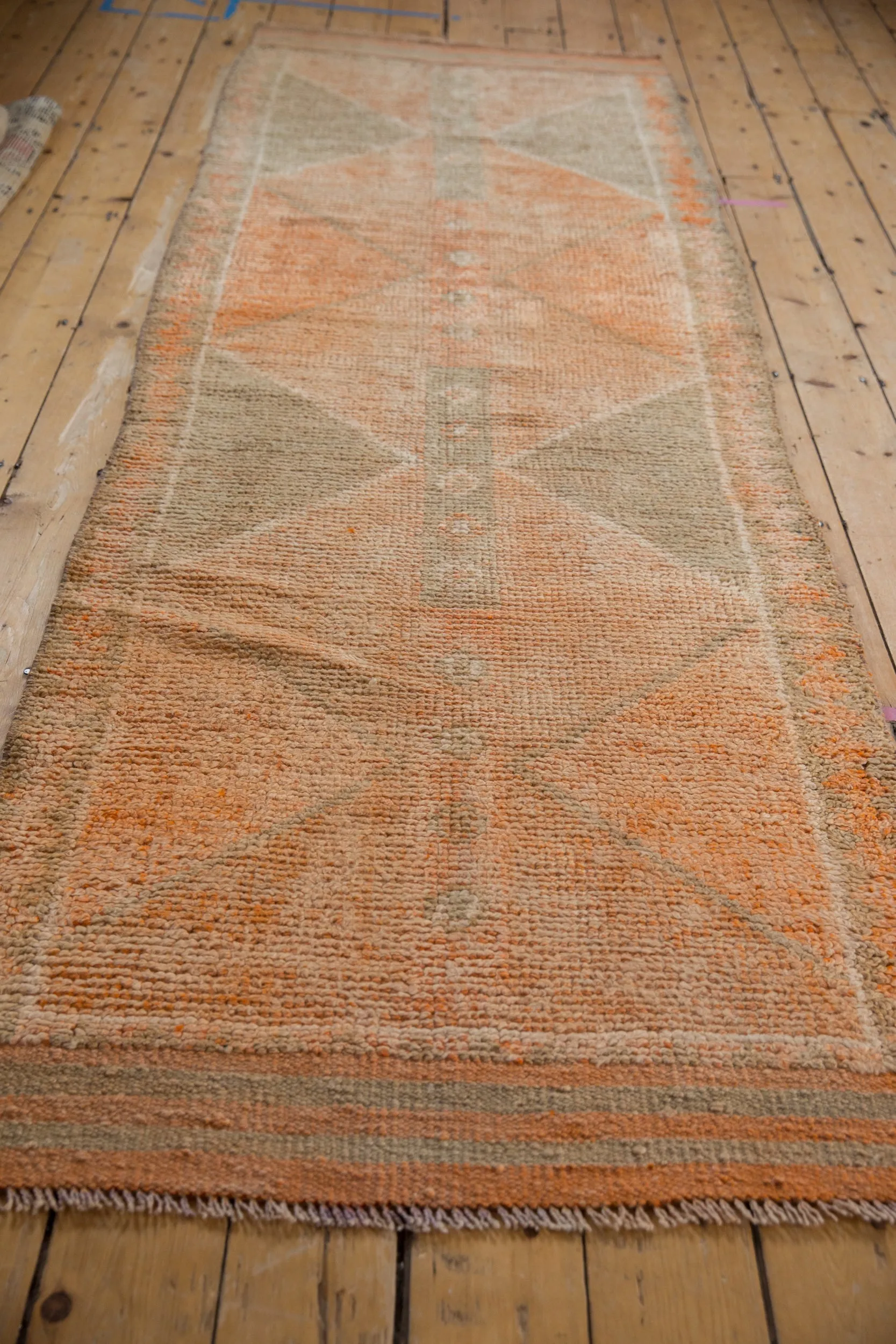 3x9.5 Vintage Distressed Kurd Rug Runner