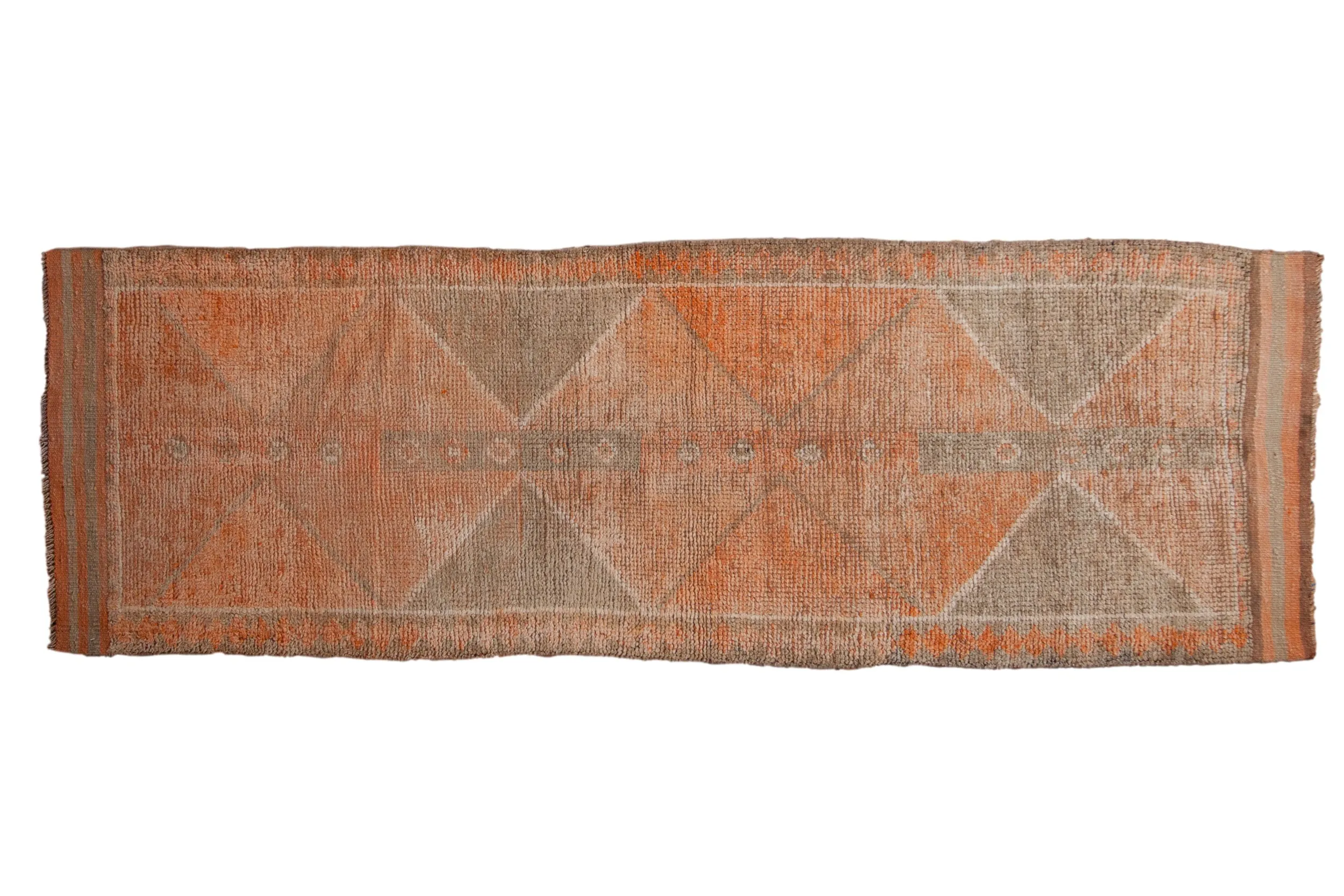 3x9.5 Vintage Distressed Kurd Rug Runner