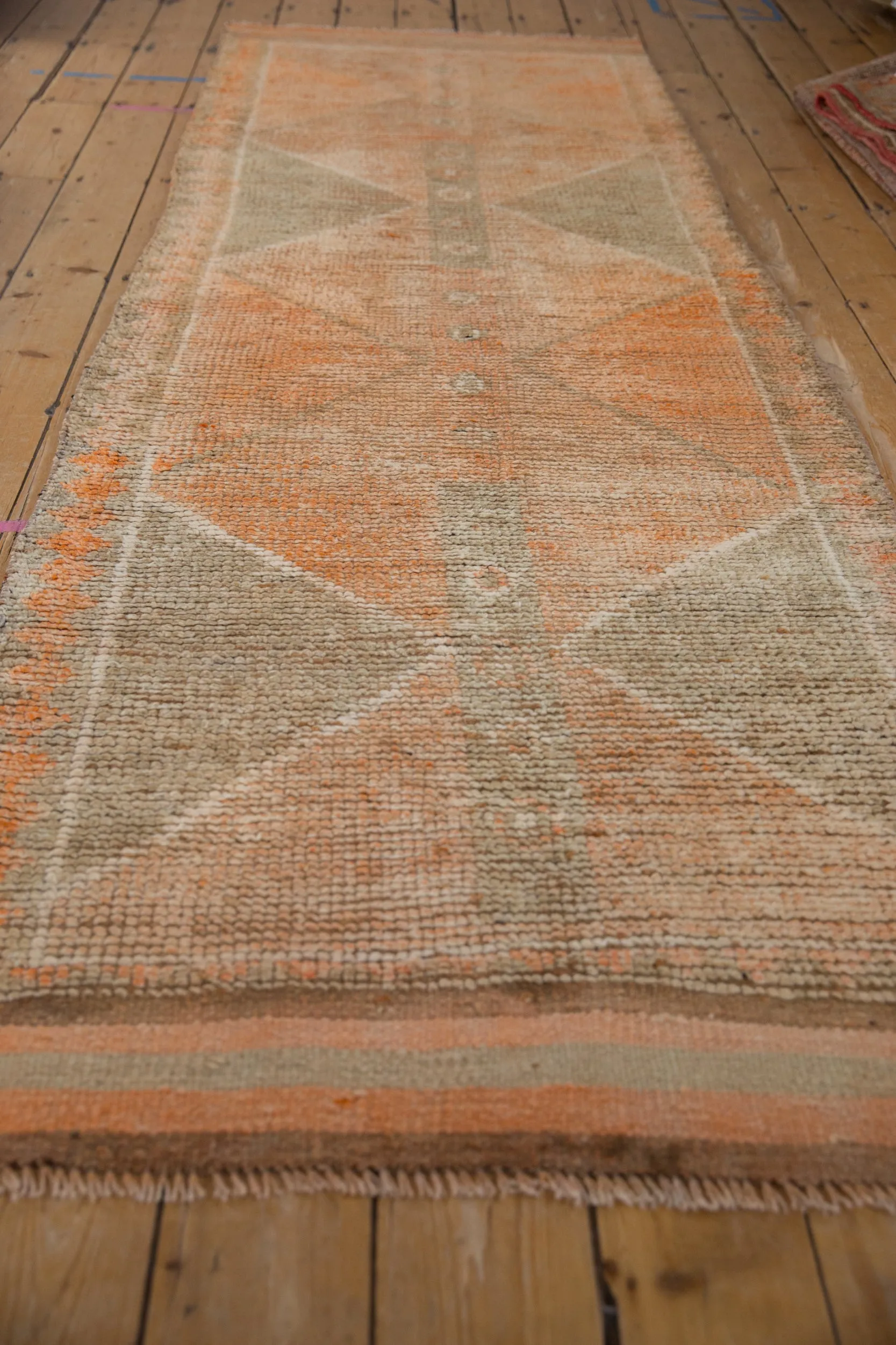 3x9.5 Vintage Distressed Kurd Rug Runner