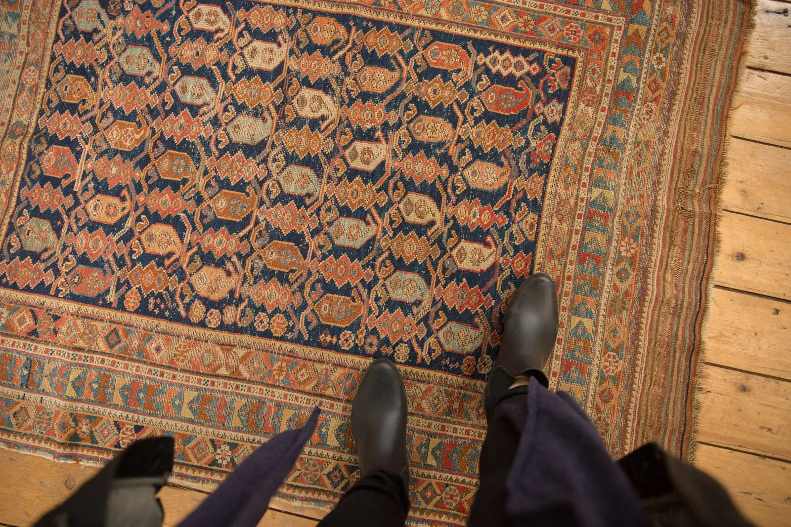 4x5.5 Antique Afshar Rug