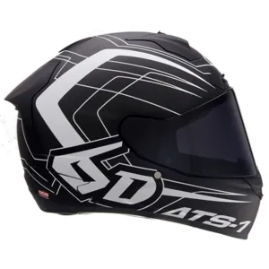6D ATR-1 Aero Helmet (Matte Black) L & XL