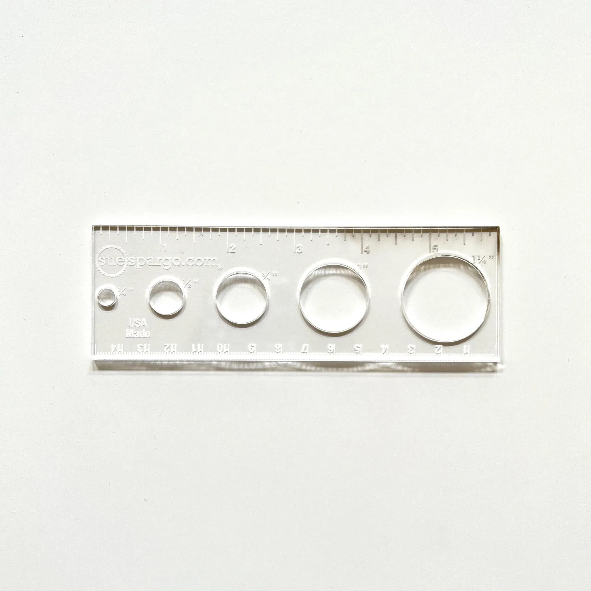 6" Circle Sue Spargo Ruler