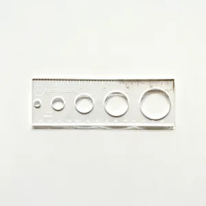 6" Circle Sue Spargo Ruler