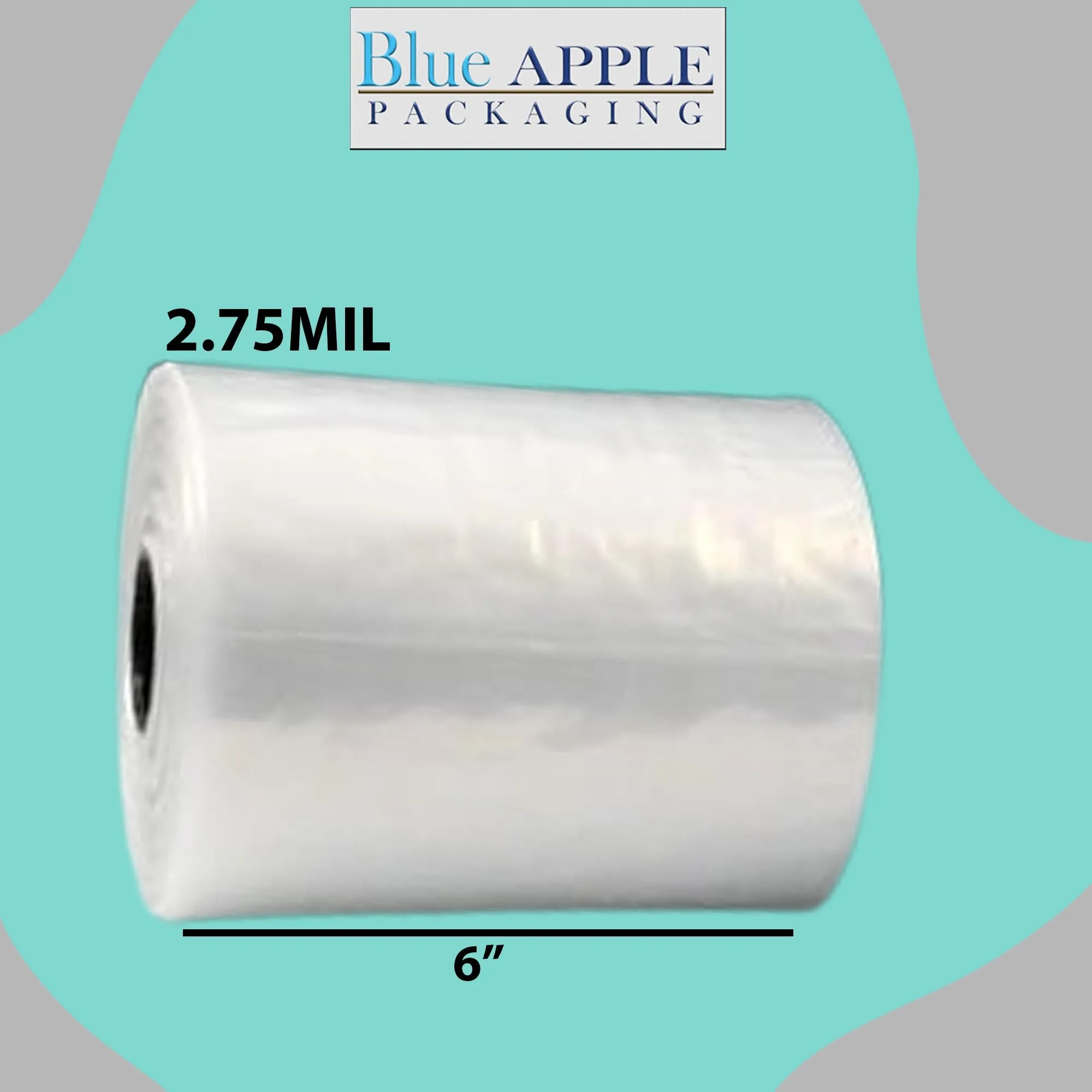 6X12 Inches Kwik-Fill® Pre-Opened Poly Bags on Roll 2.75 Mil AutoBags 750/RL