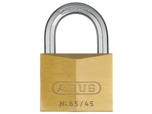ABUS Mechanical 65/45Mm Brass Padlock Keyed Alike 6455