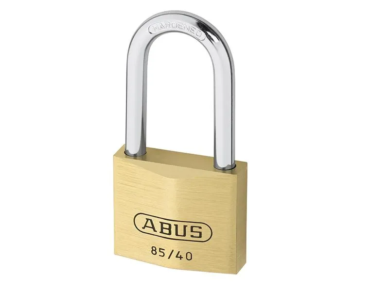 ABUS Mechanical 85/40Mm Brass Padlock 40Mm Long Shackle
