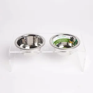 Acrylic Pet Feeder | Clear