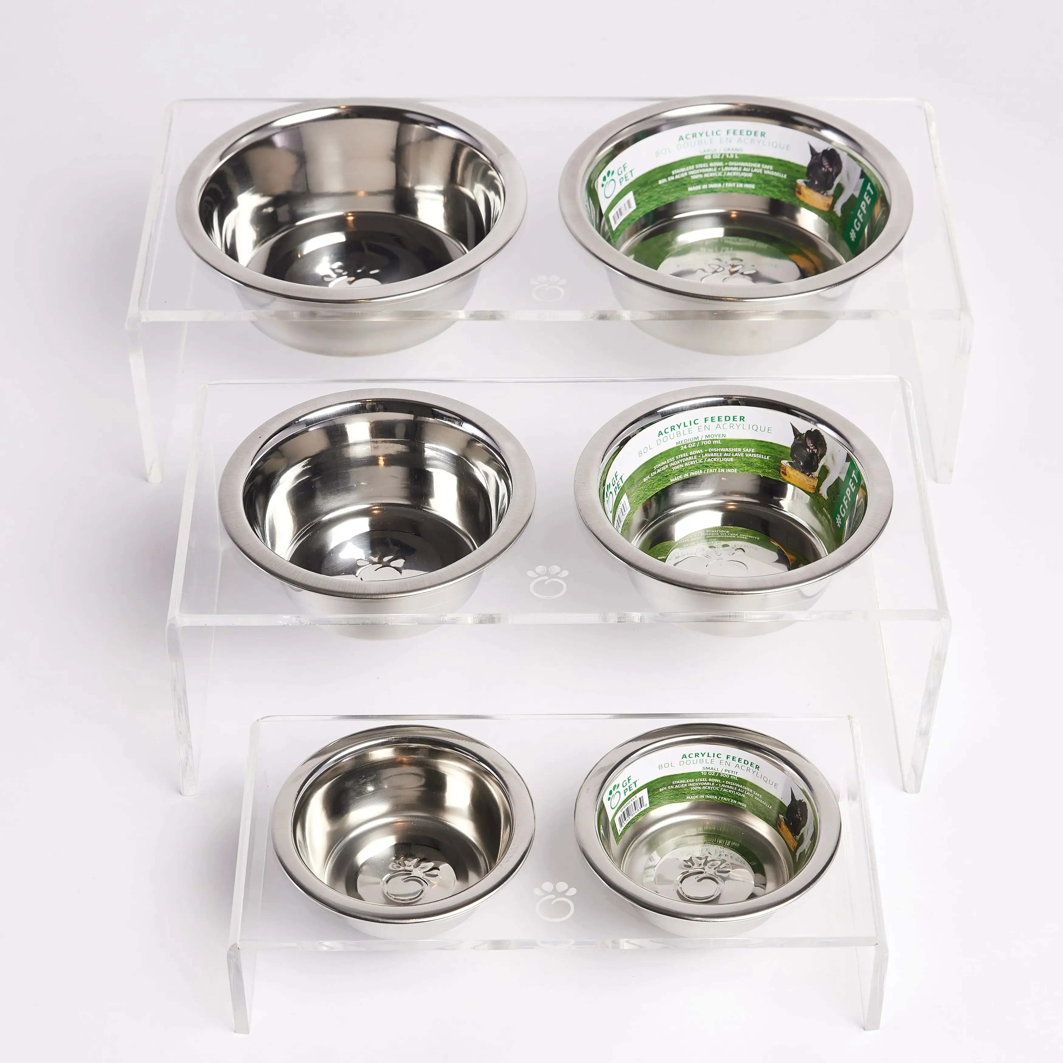 Acrylic Pet Feeder | Clear