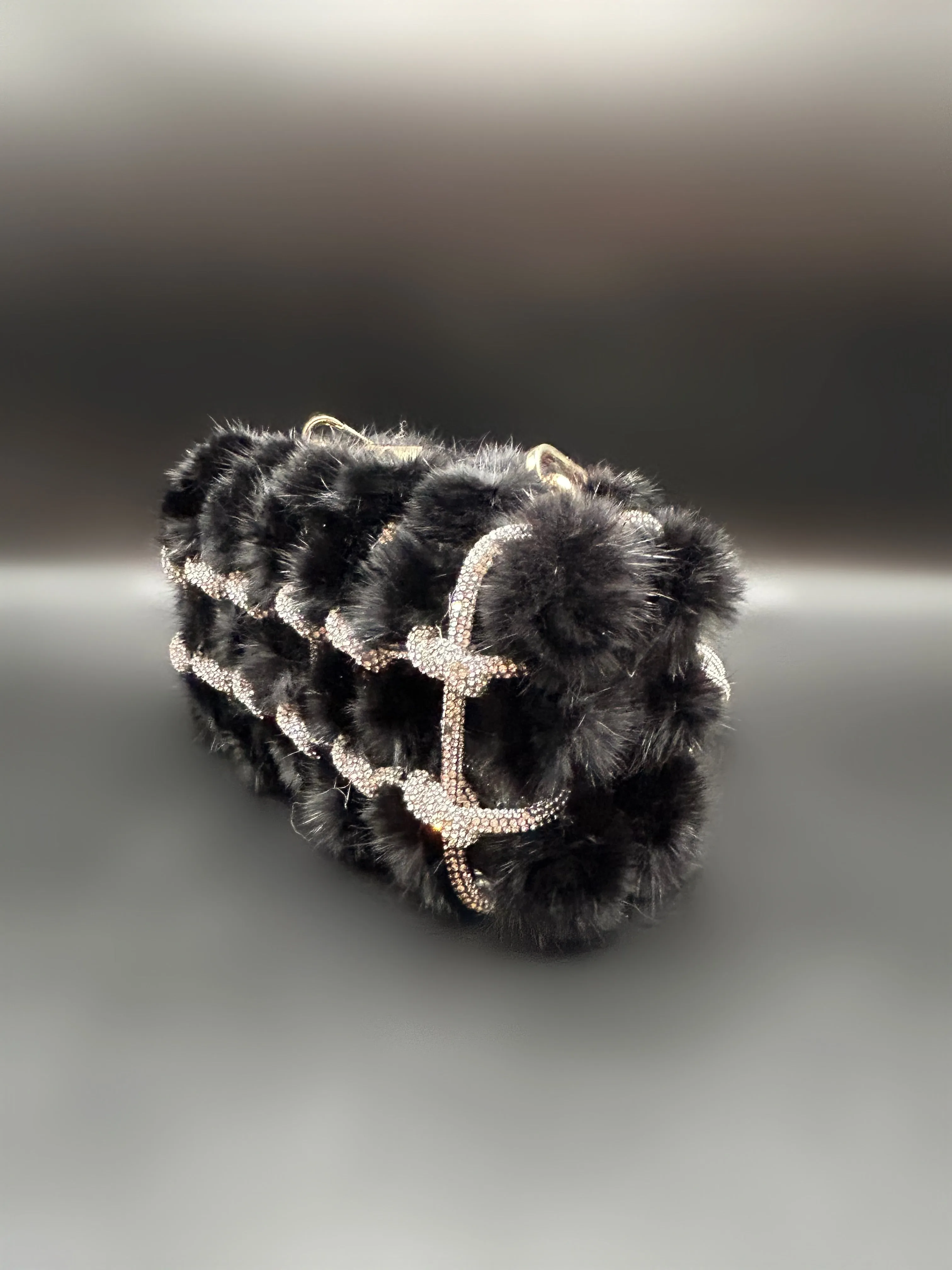 Acrylic Roped Black Fur