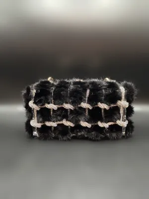 Acrylic Roped Black Fur