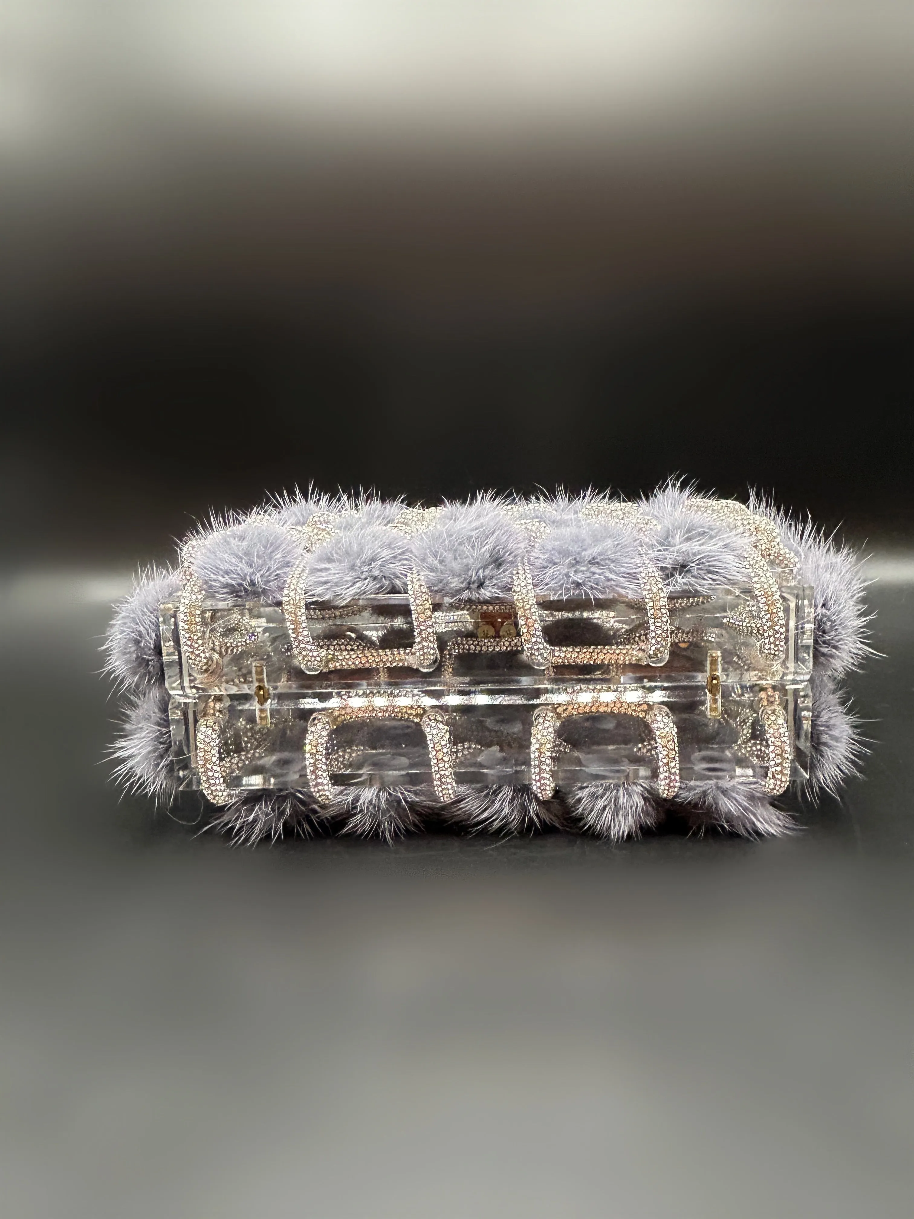 Acrylic Roped Grey Fur