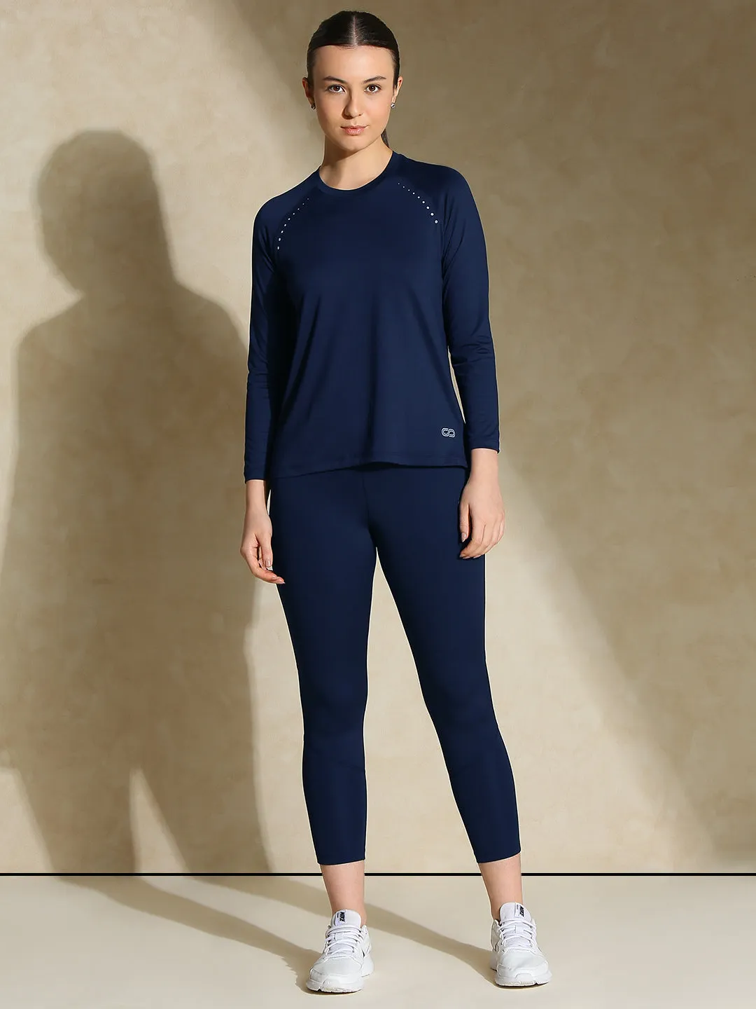 Aero TraqDry Long Sleeve Tee Navy