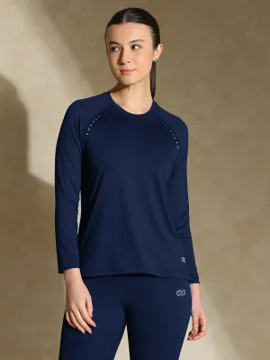 Aero TraqDry Long Sleeve Tee Navy