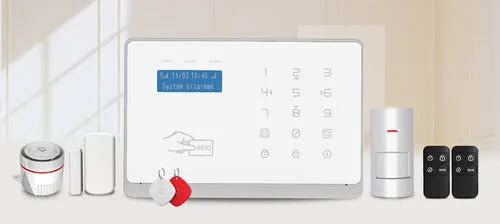 Alarma Gsm   Wi-Fi Inalámbrica. Con accesorios y RFID