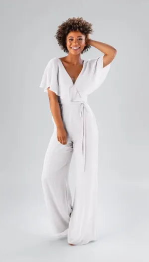 Angelina Little White Jumpsuit