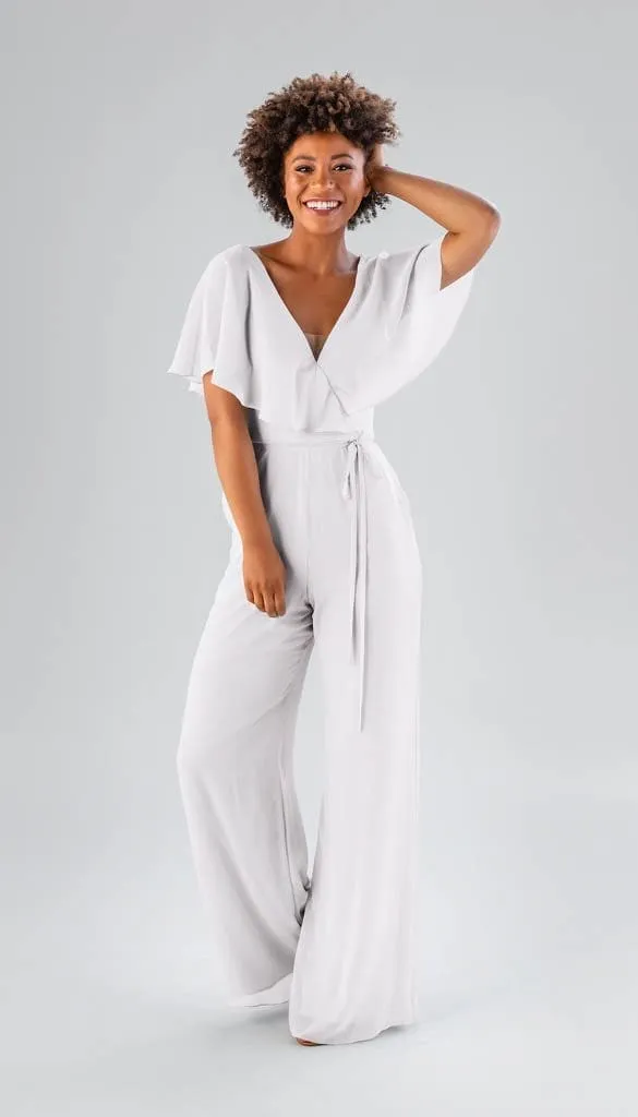 Angelina Little White Jumpsuit