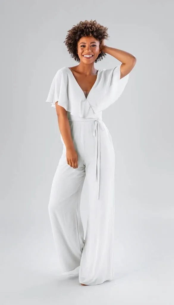 Angelina Little White Jumpsuit