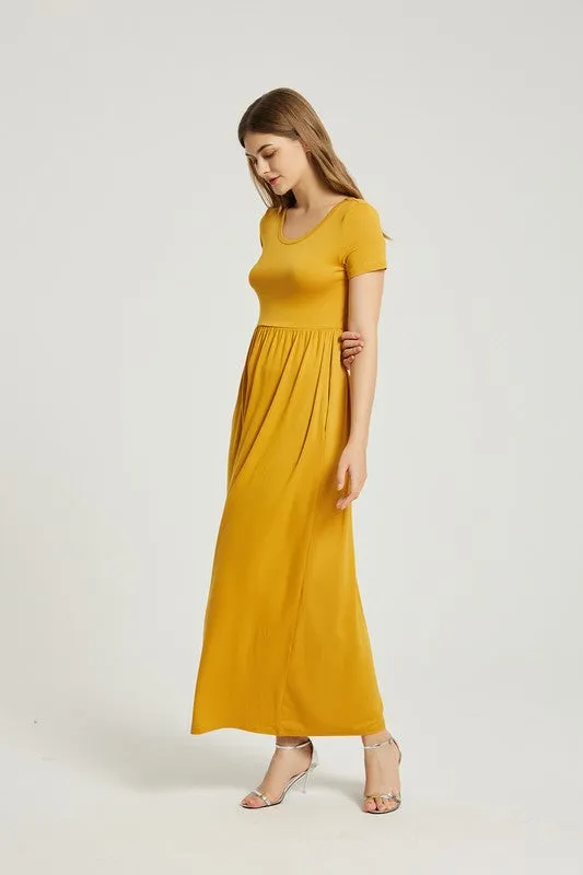 Annva USA Women's Summer Casual Maxi Dress With Pocket