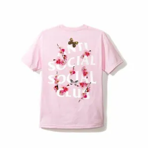 Anti Social Social Club "Kkoch" Tee Pink