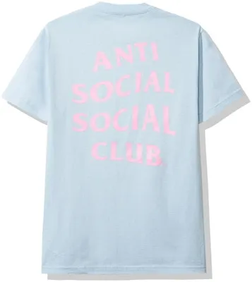 Anti Social Social Club "New York" Tee Light Blue
