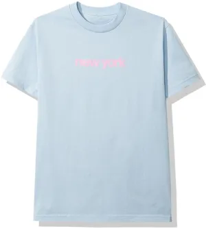 Anti Social Social Club "New York" Tee Light Blue