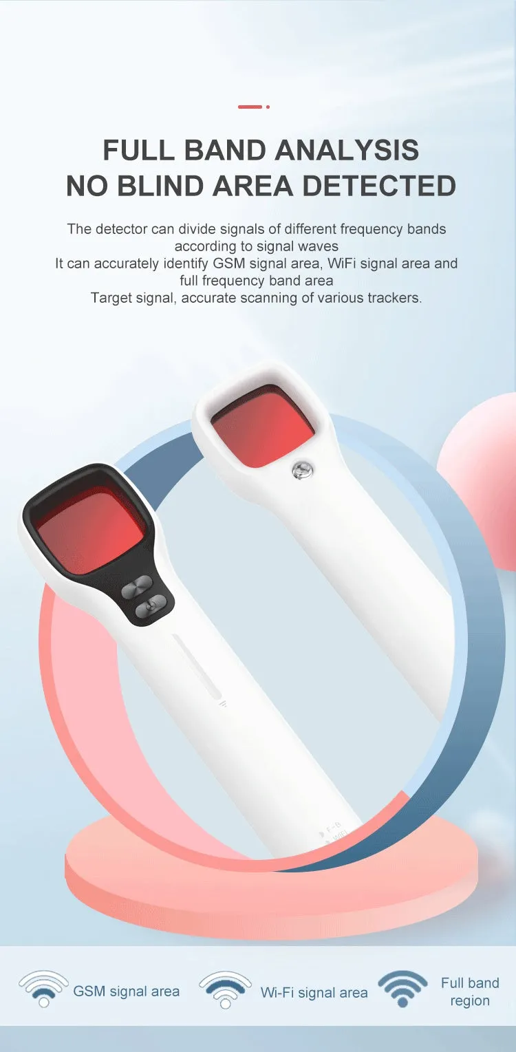 Anti-theft Anti-surveillance Detector Wireless Signal Infrared Camera Scanning