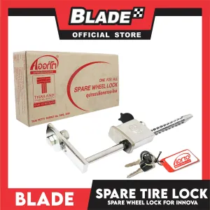 Aorto Spare Tire Lock with 2 Security Key for Innova
