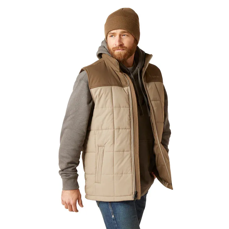 Ariat Mens Crius Insulated Vest Brindle Major Brown