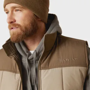 Ariat Mens Crius Insulated Vest Brindle Major Brown