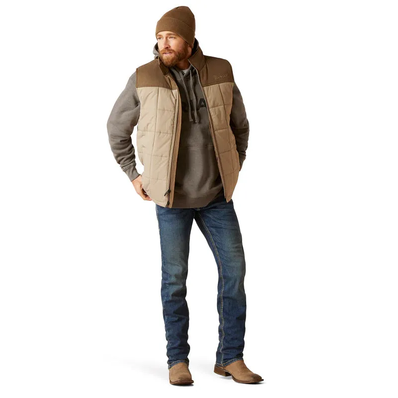 Ariat Mens Crius Insulated Vest Brindle Major Brown