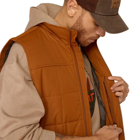 Ariat Mens Crius Insulated Vest Chestnut