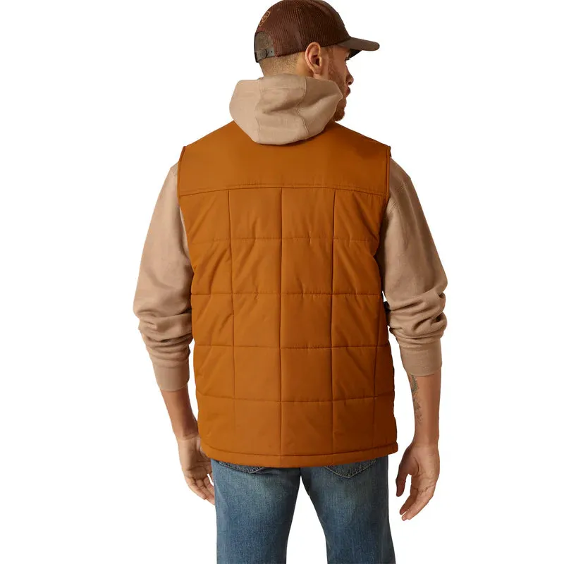 Ariat Mens Crius Insulated Vest Chestnut