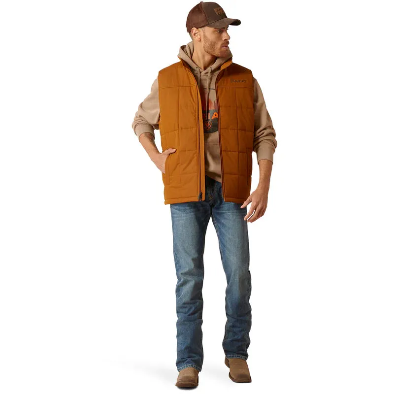 Ariat Mens Crius Insulated Vest Chestnut
