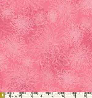 Art Gallery Fabrics Floral Elements Bubblegum Cotton Fabric FE-528-Bubblegum