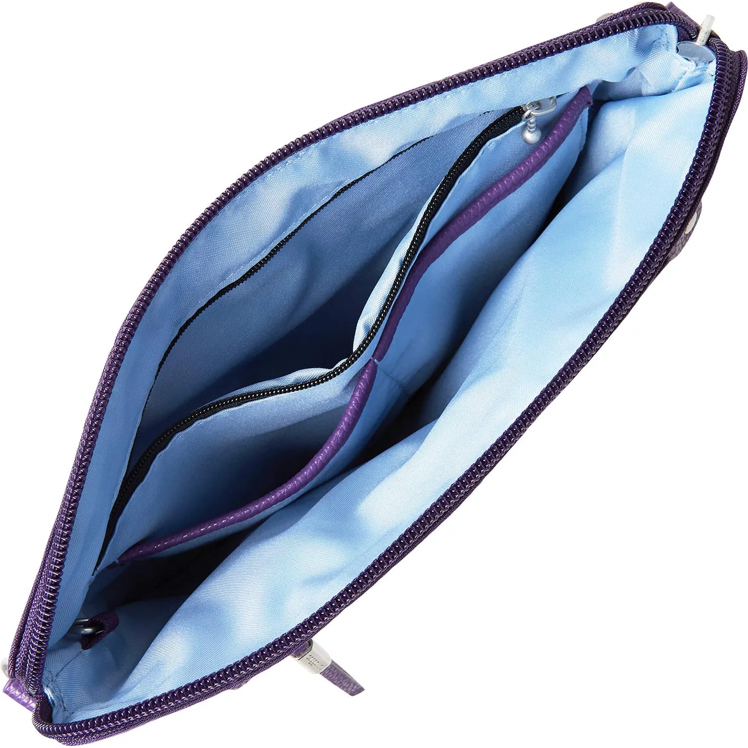 Baggallini Go Bagg with RFID Phone Wristlet Grape Jelly Nylon